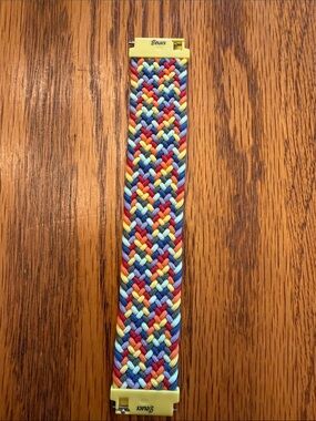 Solace Multicolor Braided Watch Band - Yellow Accents NWOT